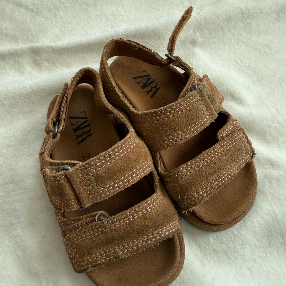 Zara Kids Tan Strap Sandals